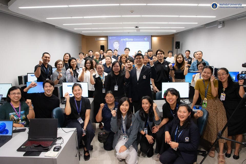 หอสมุดฯ จัดโครงการ “Library AI Lab” ครั้งที่ 3 ในหัวข้อ  "การใช้งาน Gemini เพื่อการเรียนและการทำงาน"