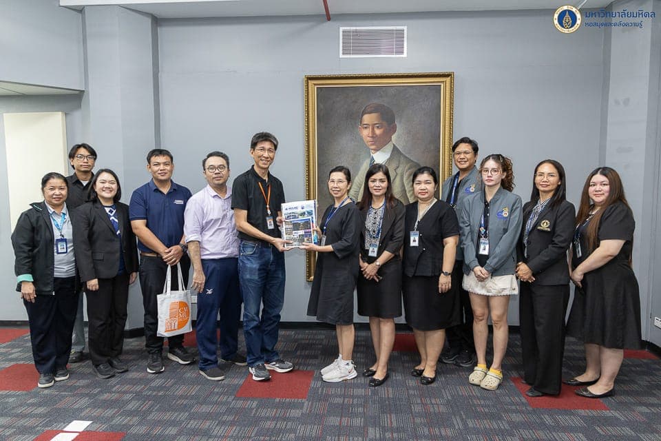 หอสมุดฯ ให้การต้อนรับคณะผู้ศึกษาดูงานจากวิทยาลัยการจัดการ มหาวิทยาลัยมหิดล