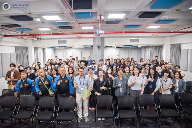 หอสมุดฯ โครงการฝึกอบรมเชิงปฏิบัติการซ้อมแผนอพยพหนีไฟ และการเผชิญเหตุฉุกเฉิน ประจำปี 2569