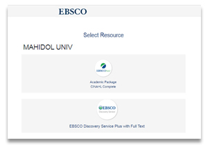 EBSCOhost Academic Package