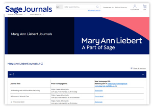 MaryAnn Liebert A Part of Sage