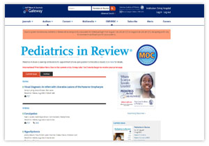 Pediatrics in Review