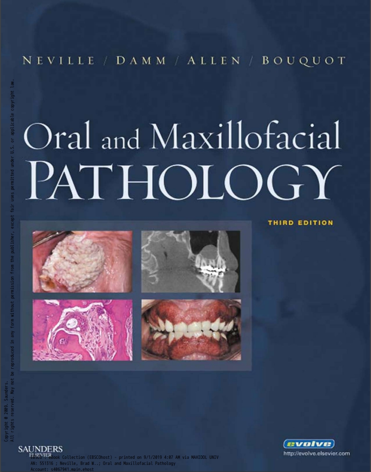 oral and maxillofacial pathology