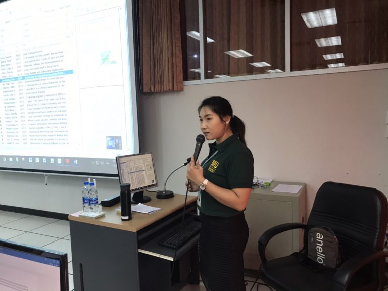 การอบรมเชิงปฏิบัติการเรื่อง การใช้โปรแกรม EndNote For MUMT – RT 2020 เพื่อการจัดการบรรณานุกรม