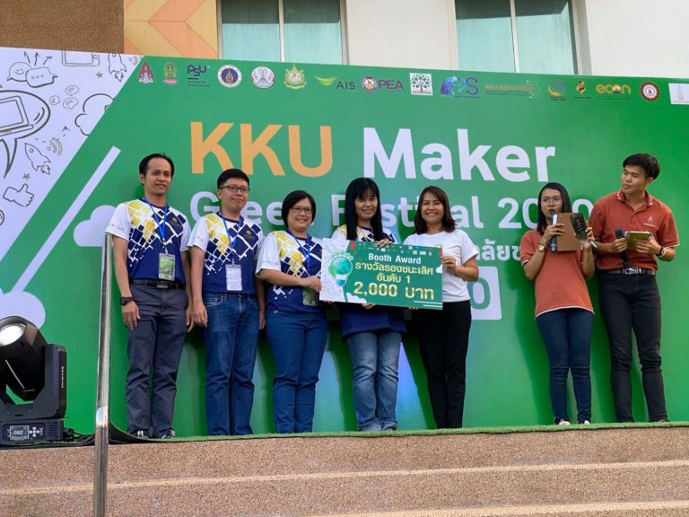 หอสมุดและคลังความรู้ฯ เข้าร่วมงาน KKU Maker Green Festival 2020