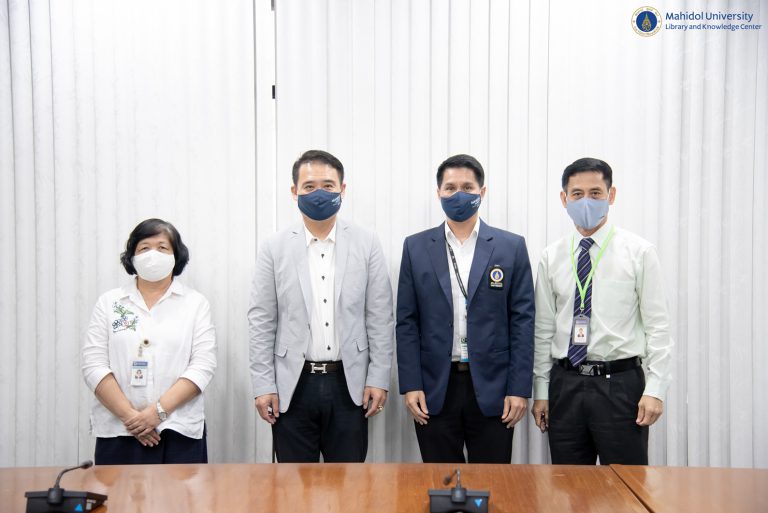 หอสมุดและคลังความรู้ฯ ให้การต้อนรับคณะติดตามผลการดำเนินงานตามเป้าหมายการพัฒนาอย่างยั่งยืน (SDGs Visit)