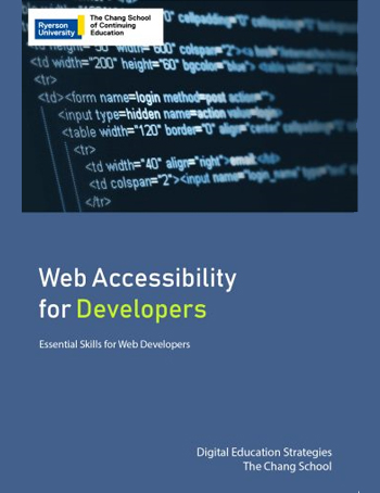 Web Accessibility for Developers