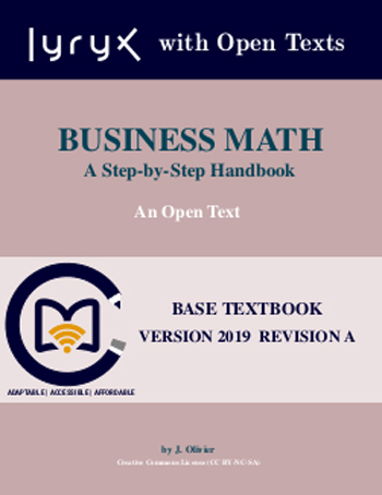 Business Math: A Step-by-Step Handbook