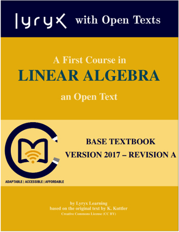 A First Course in Linear Algebra