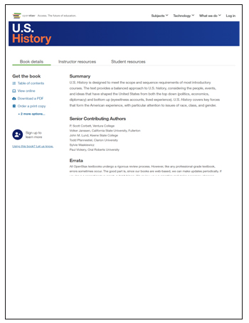 U.S. History
