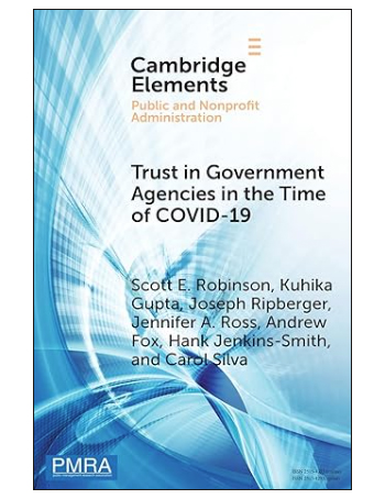 Trust in government agencies in the time of COVID-19