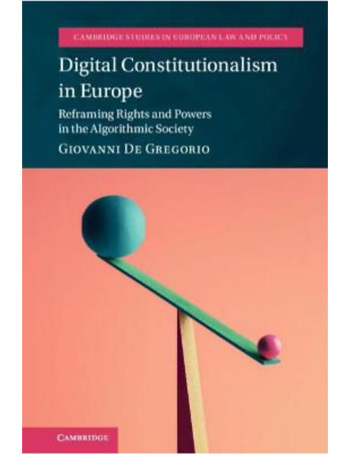 Digital Constitutionalism in Europe