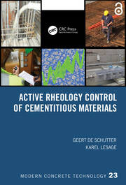 Active Rheology Control of Cementitious Materials