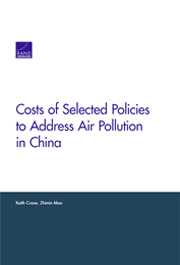 Costs of Selected Policies to Address Air Pollution in China