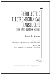 Piezoelectric Electromechanical Transducers for Underwater Sound, Part III & IV