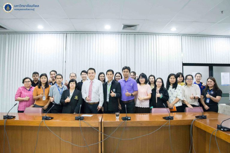 หอสมุดและคลังความรู้ฯ ทำข้อตกลงการจัดทำคาร์บอนฟุตพริ้นท์องค์กร