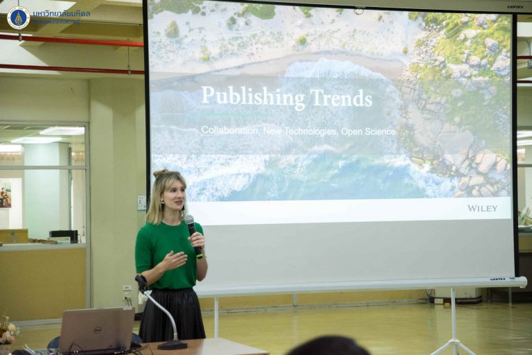 การอบรม Publishing 101: Tip and Tricks for Early Career Researchers