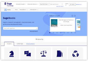 Sage Knowledge : ebooks