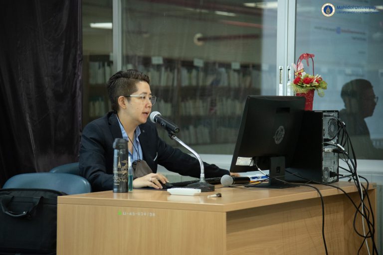 จัดการอบรมเชิงปฏิบัติการ การใช้งานระบบสืบค้น EBSCO Discovery Service และ Full Text Finder