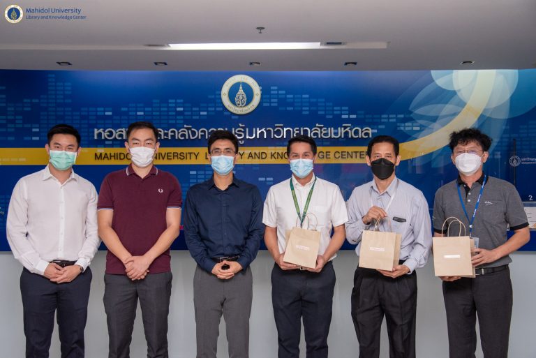 หอสมุดและคลังความรู้มหาวิทยาลัยมหิดล ต้อนรับผู้แทนจาก Alibaba Cloud (Singapore Private Limited) ในการเข้าดูพื้นที่จัดตั้ง Alibaba Cloud Learning Center